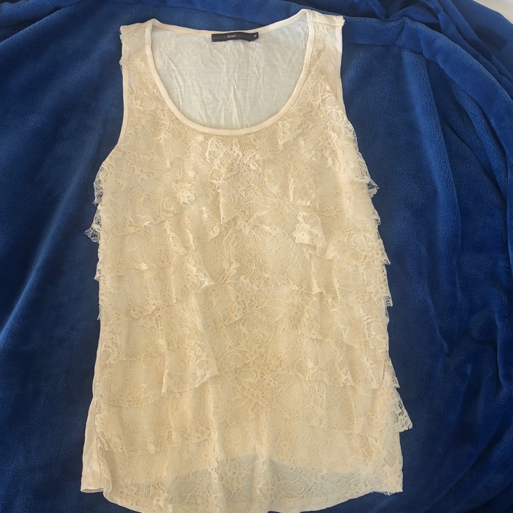 Hazel lace tank top
